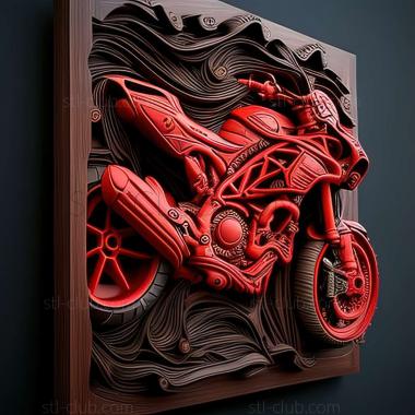 3D model Ducati Hypermotard 950 (STL)